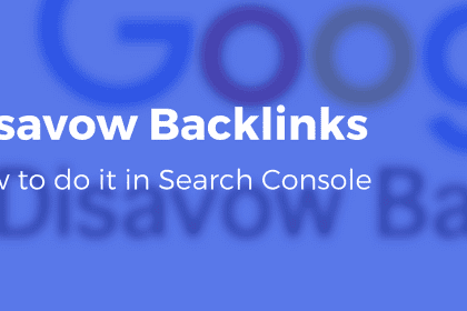 How to Disavow Backlinks