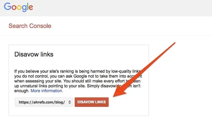 How to Use Google's Disavow Tool