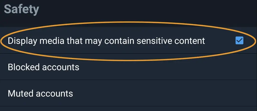 What does Twitter consider 'sensitive'?
